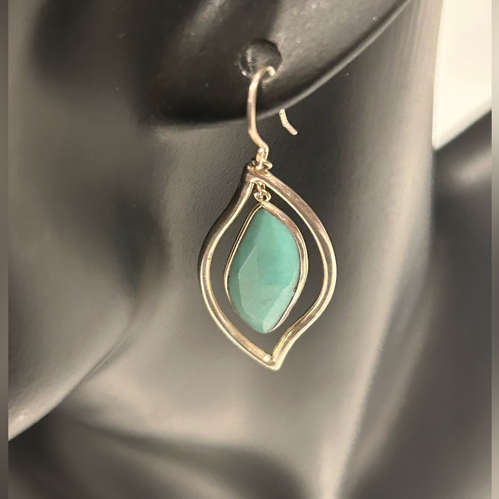Sterling Turquoise Earrings
